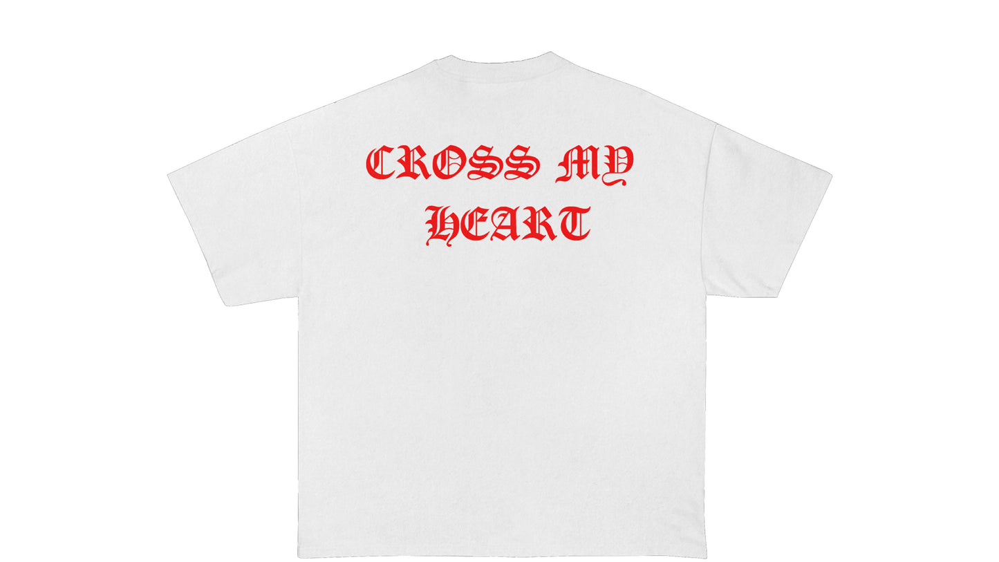 Cross My Heart | White & Red