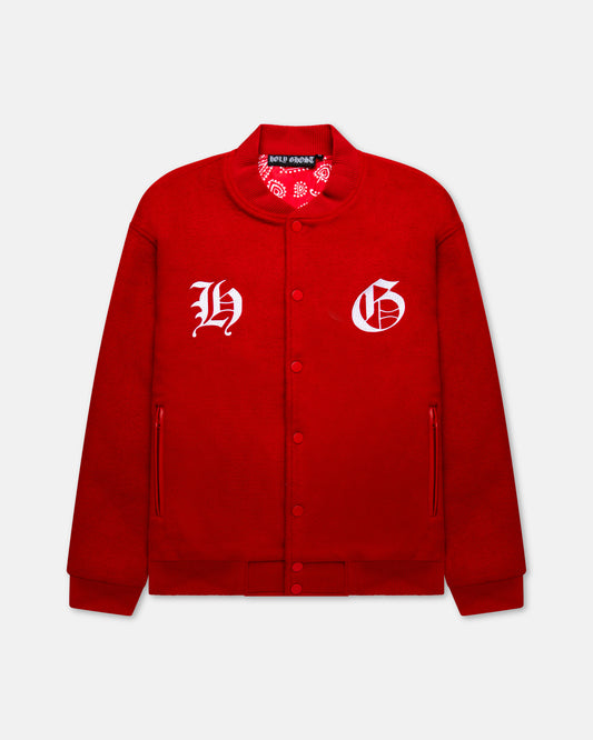 Archive 01 - Varsity Jacket (Red)